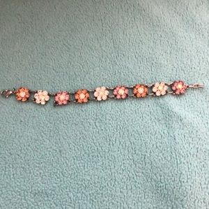 Swavoski crystal flower bracelet